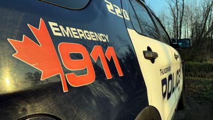 police vehicle with decal reading "emergency 911" from the article ‘Wilful blindness’: A brief-ish history of Thunder Bay police controversies